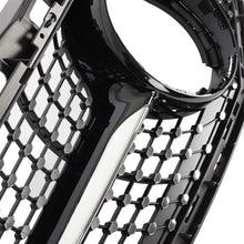 RacerSpares Black Diamond Grille Front Bumper Grill For Mercedes-Benz E-Class W212 Sedan Wagon 2014-2016 w/o front camera