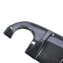 RacerSpares Carbon Fiber Look Rear Diffuser Lip for Infiniti Q50 2014-2017 W/ LED Light