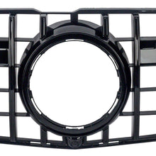 GT R Style Front Grille For Mercedes-Benz X166 GLS-CLASS 2016-2019 ALL Black