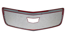 RacerSpares Trim Illusion Overlay Gloss Black Front Bumper Grille for 15-19 Cadillac ATS