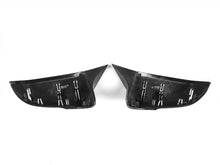 RacerSpares Dry Carbon Fiber Mirror Cover Caps Replace for BMW X1 F48 F49 Z4 G29 mc150