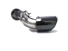 RacerSpares 3 Layer Sport Exhaust Tips Muffler Pipe Glossy Black for 2017+ Porsche 718 Cayman Boxster 982 et187