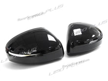 Glossy Black Rearview Mirror Cover Caps For Audi R8 TT MK2 8J TTS TT RS 2006-2014 mc54