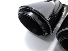 RacerSpares 3 Layer Sport Exhaust Tips Muffler Pipe Glossy Black for 2017+ Porsche 718 Cayman Boxster 982 et187