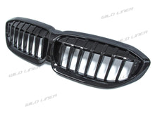 Glossy Black Front Bumper Kidney Grille Grill for BMW 3 Series G20 W/O Camera fg108