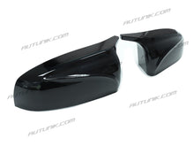 RacerSpares Glossy Black Side Mirror Cover Caps Replacement For BMW X5 X6 E70 E71 2007-2013 mc105