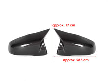 RacerSpares Dry Carbon Fiber Mirror Cover Caps M Style Replace for Toyota A90 Supra mc150