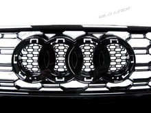 RS5 Style Front Bumper Grille Honeycomb Grill for Audi A5 B9 S5 17-19 fg120