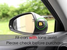 Gloss Black Mirror Cover Caps for AUDI Q5 8R SQ5 2009-2017 Q7 2010-2015 With Lane Assist mc64
