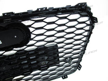 RS7 Style Front Honeycomb Mesh Grill Grille Gloss Black for Audi A7 S7 16-18 fg46