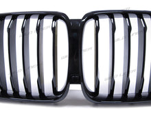 Gloss Black X5M Style Front Kidney Grille Grill for BMW X5 G05 2018-2021 fg15