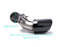 RacerSpares 3 Layer Sport Exhaust Tips Muffler Pipe Glossy Black for 2017+ Porsche 718 Cayman Boxster 982 et187