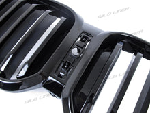 Glossy Black Front Kidney Grille Grill for BMW X3 G01 X4 G02 2022+ w/o Camera fg215