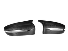 RacerSpares Dry Carbon Fiber Mirror Cover Caps M Style Replace for BMW M5 F90 LHD mc155