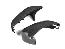 RacerSpares Dry Carbon Fiber Mirror Cover Caps M Style Replace for BMW M5 F90 LHD mc155