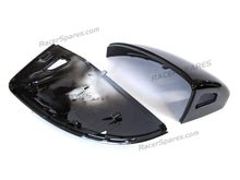 Glossy Black Mirror Cover Caps For Audi MK3 8S TT TTS TTRS R8 W/ Lane Assist 2015-2022 mc160
