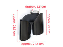 RacerSpares Black Rear Exhaust Muffler Tips End Pipe For Porsche Macan Base 2.0L 2022+
