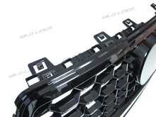 RS7 Style Front Honeycomb Mesh Grill Grille Gloss Black for Audi A7 S7 16-18 fg46
