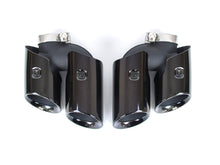 RacerSpares Black Rear Exhaust Muffler Tips End Pipe For Porsche Macan Base 2.0L 2022+