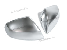 Matt Chrome Mirror Cover Caps For Audi Q5 SQ5 Q7 SQ7 With Lane Assist 2017-2022 mc34