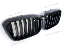 Glossy Black Front Kidney Grille Grill for BMW X3 G01 X4 G02 2022+ w/o Camera fg215