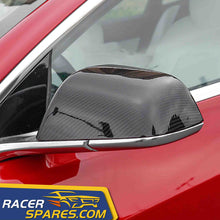 Carbon Fiber Rearview Side Mirror Cover Caps Replacemen For Tesla Model 3 2017-2021 te1