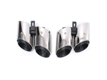 RacerSpares 3 Layers Sport Chrome Exhaust Tips Muffler pipes for 2017-2022 Porsche Panamera 971 et161