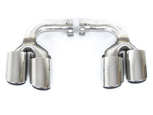 RacerSpares 3 Layers Sport Style Exhaust Tips Muffler Pipe For 2019-2021 Porsche Cayenne Chrome et133