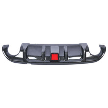RacerSpares Carbon Fiber Look Rear Diffuser Lip for Infiniti Q50 2014-2017 W/ LED Light