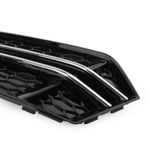 RacerSpares Front Fog Light Covers Grille Grill fits for Audi A4 B9 S-Line S4 2017-2019