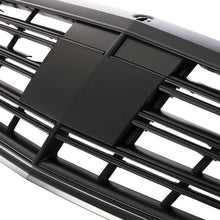 RacerSpares Front Bumper Grill Grille GT Style For Mercedes Benz W222 S-CLASS Sedan 2014-2020 Matte Black