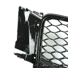 RacerSpares Front Bumper Grille Honeycomb Grill RS5 Style for Audi A5 S5 2008-2012 Glossy Black