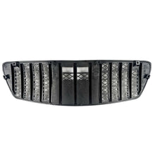RacerSpares GTR Style Front Bumper Grill Grille For Mercedes Benz W211 E-Class 2003-2006 w/o Camera Chrome/Black