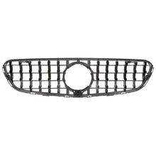 Chrome Front Bumper GT Grille For 16-19 Mercedes Benz W253 X253 GLC250 GLC300 GLC350