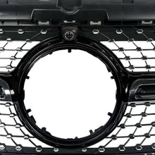 RacerSpares Diamond Style Front Grill Grille For Mercedes-Benz H247 GLA 2021 2022 Chrome/Black