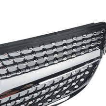 RacerSpares Diamond Style Chrome Front Bumper Grille Grill for Mercedes W207 C207 E-CLASS Coupe facelift 2014-2017 w/o front camera