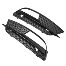 RacerSpares Front Fog Light Grill Covers Bezels For AUDI A5 B8 8T LCI 2013-2016 non S-line
