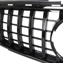 For 2011-2014 Mercedes Benz CLS W218 Pre-Facelift GTR Style Front Bumper Grille Grill w/o Camera ALL BLACK