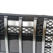 RacerSpares GTR Style Front Bumper Grill Grille For Mercedes Benz W211 E-Class 2003-2006 w/o Camera Chrome/Black