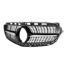 RacerSpares Black Diamond Grille Front Bumper Grill For Mercedes-Benz E-Class W212 Sedan Wagon 2014-2016 w/o front camera