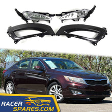 Fits 2011-2013 Kia Optima LX/EX/SX Front Bumper Fog Lights Daytime Running Lights