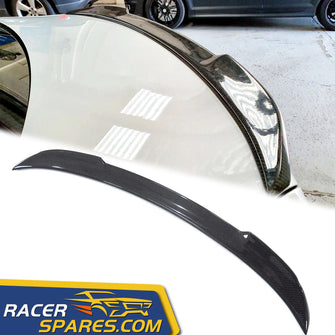 RacerSpares Carbon Fiber Rear Trunk Spoiler Wing CS Style for BMW 2 Series F22 Coupe M2 F87 2014-2020 bm163