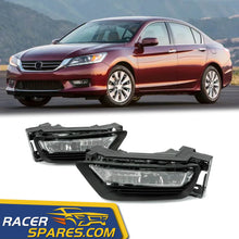 RacerSpares Replacement Fog Lights+Switch Left+Right For Honda Accord Sedan 4Dr 2013 2014 2015