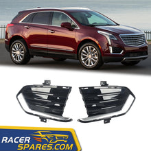 RacerSpares Front Left Right Side Bumper Cover Grille Black Fits For 2017-2019 Cadillac XT5