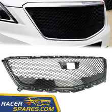 RacerSpares Front Honeycomb Grille Grill Glossy Black For Cadillac XT5 2016 2017 2018 2019