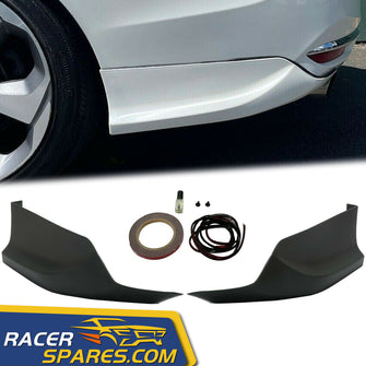 RacerSpares Rear Black Bumper Lip Splitter Spoiler Fit Honda Accord Sedan 4 DOOR 2016 2017