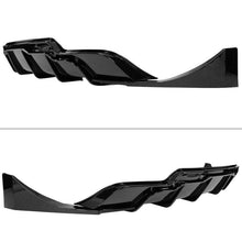 RacerSpares Fits 17-22 Tesla Model 3 IKON Rear Bumper Lip Diffuser & Aprons 3PC Gloss Black