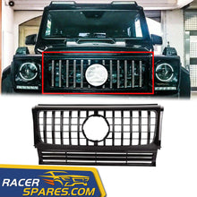 RacerSpares Front Bumper Grill Grille Fits Mercedes Benz W463 GT G Wagon G550 G500 G350 G55 G63 1989-2018