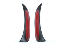Glossy Black Rear Bumper Canard Air Vent Trim for Benz GLA X156 GLA45 AMG Sport 2013-2020 pz32