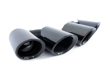 Black Rear Exhaust Tips for Porsche Macan Base 2.0L 2019-2023